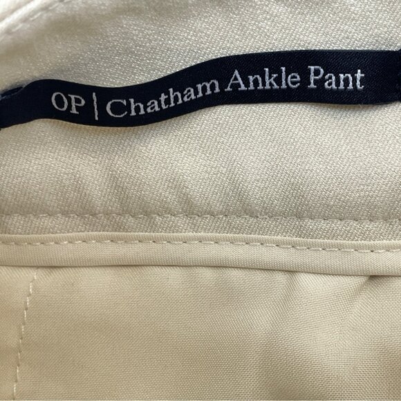Talbots Womens Beige Cotton Blend Chatham Ankle Pants Size 0 Petite - New - Picture 10 of 12